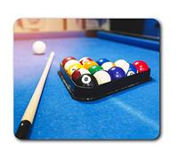 Souris Confortable Tapis - Impressionnant Blue Pool Table de Billard 23,5 x 19,6 cm (9,3 x 7,7 Pouces) pour Les Ordinateurs et Ordinateurs Portables, de Bureau, Cadeaux, Base antidérapante - RM8563