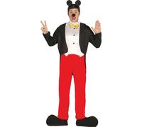 Souris Costume de conte de fées Robes de carnaval Tenues de fête JGA Accessoires Oreilles Design deux pièces, Taille : 48 - 50 (M) Couleur : Noir