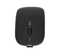 Souris de Bureau, Batterie 500 MAh, Souris d'ordinateur Portable, Lumière Respiratoire LED, Double Mode, Conception Ergonomique, Fonctionnement Silencieux pour Le Bureau, Les