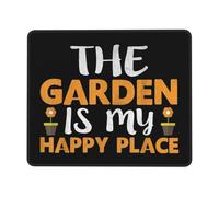 Souris De Bureau, Le Jardin Est Mon Endroit Heureux Tapis De Souris Gamer Résistant À Usure Gamer Mouse Pad Confort Tapis De Souris Gaming Pour Souris Bureau 25X30Cm