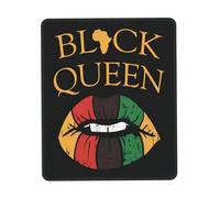 Souris De Bureau, Lèvres Afro Black Qu-en Fières D'Afrique Noire Tapis De Souris Base en Caoutchouc Tapis Souris Moderne Mousepad pour Souris Bureau 25X30Cm