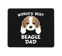 Souris De Bureau, Papa Beagle Tapis Souris Antidérapante Tapis De Souris Gamer Résistant À Usure Tapis De Souris pour Pc Souris 25X30Cm