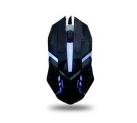 Souris de bureau universelle X1, 1 pièce, colorée, USB, pour ordinateur portable, jeux de bureau, lumineux, mains gauche et droite