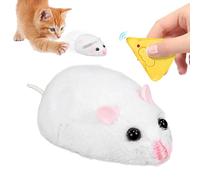 Souris de chat électrique - Souris de chat magique | Jouets interactifs pour chats interactifs avec télécommande pour usage intérieur | Assistant de chasse pour petites, moyennes et grandes races de