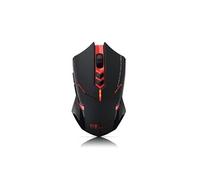 Souris de gamer rouge et noire sans fil 2000 DPI avec 7 bouttons HobbyTech