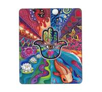 Souris De Gaming, Culture Hébreu Hamsa Art Mauvais Œil Mousepad Portable Tapis De Souris De Jeu Confort Tapis De Souris pour Bureau Souris 25X30Cm