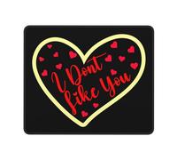 Souris De Gaming, Je Ne t'aime Pas Mousepad Base en Caoutchouc Tapis Souris Portable Tapis De Souris pour Joueurs Professionnels Souris 25X30Cm