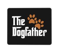 Souris De Gaming, Papa Chien Cool Mousepad Doux Mouse Pad Portable Tapis De Souris pour Pc Joueurs Professionnels 25X30Cm