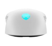 Alienware Tri-Mode Gaming Mouse AW720M - Souris - optique - 8 boutons - filaire, sans fil - USB, 2.4 GHz, Bluetooth 5.1 - lunar light