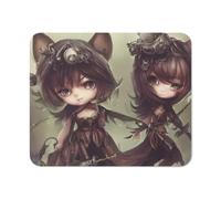 Souris De Gaming, Sœurs Loups Frères Et Sœurs ! Mouse Pad Stable Tapis De Souris Gaming Confort Tapis Souris pour Souris Joueurs Professionnels 25X30Cm