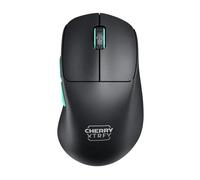CHERRY XTRFY M64 WIRELESS Souris de Gaming Sans Fil Ultralégère, Sans Fil 2,4 GHz, Optimisée pour les esports, Forme Ergonomique avec Front Ultra Plat, Noire
