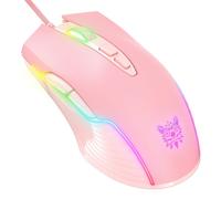 Souris de jeu à câble USB antidérapante, 6 vitesses, lumineuse et éblouissante, pour ordinateur de bureau et PC portable PUBG