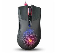 Souris de Jeu colorée, Souris filaires, Compatible pour Les Souris de Jeux optiques USB Bloody A90 4000DPI, Souris filaires éblouissantes USB (2.0/3.0), Version Non Activée