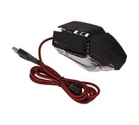 Souris de Jeu Conception Ergonomique Plug and Play Souris d'ordinateur Portable réglable 4 DPI Le Noir