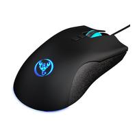 Souris de jeu filaire lumineuse colorée NEW-HXSJ Dpi, 6400, ajustable, Support Macro-programmation
