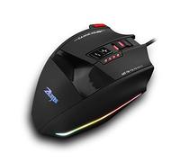 Souris de Jeu Filaire Zelotes C-13 13 Touches de Programmation Ceinture légère réglable 10000DPI RGB Mémoire intégrée de 128 KO Mécanisme de contrepoids intégré