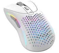 Glorious Gaming Model D 2 Souris de Jeu sans Fil - Ergonomique, 66 g, Jusqu’à 210 h de Batterie, capteur Optique 26K, 6 Boutons programmables, 80M de clic, FPS, MMO, MOBA, Battle Royale - Blanc Mat