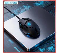 Souris de jeu professionnelle Logitech G402, temps de réponse de 1 ms, processeur ARM 32 bits, antidérapante pour les jeux FPS rapides G402-BLACK