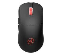 Souris de Jeu Rechargeable, 2.4Ghz 10000DPI Gamer Mouse, DualModes sans Fil/Fil et Fonction de Mise en Veille Automatique réglable pour PC/Ordinateur Portable (Black)
