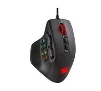 Souris de jeu Redragon M811 Aatrox MMO, 15 boutons programmables, souris de joueur RGB filaire avec poignée naturelle ergonomique noir