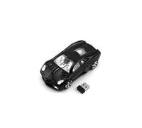 Souris de jeu sans fil 2.4G pour jeu de forme Lamborghini avec ordinateur portable récepteur USB - Noir