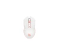 Souris de jeu - Sans fil 2.4Ghz - 7 Couleurs - 6400 DPI - Blanc