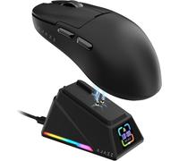 Souris De Jeu Sans Fil Ajazz Aj159 Apex 8k, Station De Charge MagnéTique Avec éCran Tft, Capteur Pixart Paw3950, Jusqu'à 42 000 Dpi, Tri-Mode, Pour Pc/Mac (Noir)