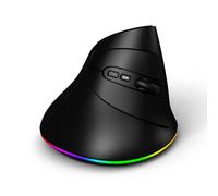 Souris de jeu sans fil double mode 2.4G/BT5.1 Souris d'ordinateur souris de jeu ergonomique silencieuse Windows Android Linux iOS Réduit la fatigue de la main Compatibilité multiplateforme
