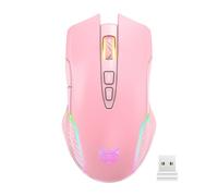 Souris de jeu sans fil ONIKUMA CW905 rose 2,4 GHz