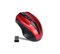 Souris de jeu sans fil Récepteur USB optique 2,4 GHz PC pour ordinateur portable - rouge