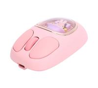 Souris de Jeu sans Fil, Tri Mode 2.4G Bluetooth 3.0 5.0 Souris D'ordinateur Rechargeable avec Une Touche Rapide en Silence, Une économie D'énergie, Un Rétro-éclairage RVB, (Pink)
