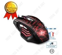 Souris de jeu - TD® - Filaire - 3200 dpi - 7 boutons - Ergonomique avec lumières RVB