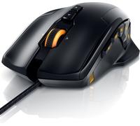 Souris de jeu Titanwolf filaire, USB Gaming Laser Mouse avec 10800 dpi, RGB LEDs, ajustement du poids