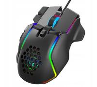 Souris de jeu USB filaire avec jusqu'à 12 800 DPI et un taux d'interrogation RVB de 1 000 Hz