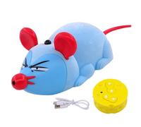 Souris de jouets pour chats, souris télécommandée pour chats | Jouet de souris d'entraînement pour animaux de compagnie avec télécommande électrique - Améliore l'interaction entre la fumée et