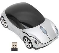 Souris de Voiture sans Fil 2.4GHz, Souris D'Ordinateur de Voiture de Sport 3D avec Phares LED, Souris Optique Ergonomique pour PC, Ordinateur, Ordinateur Portable, Tablette