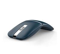 Souris de voyage Bluetooth sans fil, double modèle (2,4 G + BT5.1), souris rotative pliable pour Microsoft, souris portable fine rechargeable pour ordinateur portable, ordinateur portable, PC, MacBook