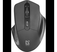 Souris Defender Datum MB-345 RF sans fil optique 1600 DPI, 3 boutons, molette horizontale, ergonomique droitier, portée 10m, 2.4 GHz, piles AAA, compatible Windows/Mac