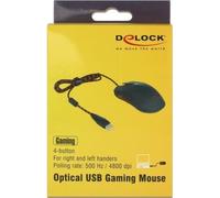 Souris DeLOCK droitière et gauchère