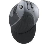 Souris Delux 2.4G sans fil ergonomique Vertical Optical Mouse Computer réglables 1600 DPI 5D boutons avec amovible Palm Rest G