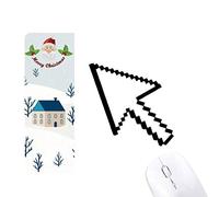 souris d'ordinateur arrow pixel cadeau de noël maison tapis de souris