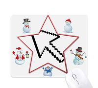 souris d'ordinateur arrow pixel le bonhomme de neige étoile tapis de souris
