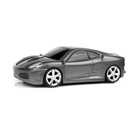 Souris d'ordinateur de Voiture de Sport de la Souris sans Fil 2.4Ghz Nano Souris Optique (Gris)