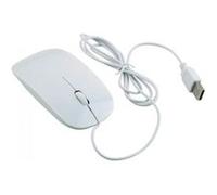 Souris d'ordinateur Filaire en USB HobbyTech- Blanc