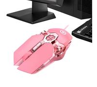 Souris d'ordinateur filaire,souris filaires pour ordinateur portable | Souris programmables Souris USB filaire silencieuse,Souris d'ordinateur USB 4 DPI réglables, enfichables pour les bureaux à domic
