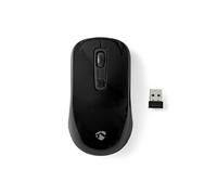 Souris d'ordinateur optique de bureau sans fil à 4 boutons 800 à 1600 dpi - noire