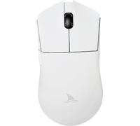 Souris d'ordinateur, souris de jeu, souris à trois modes, Bluetooth 5.0, 2,4 G, sans fil, type C, 4800 DPI, puce E-Sport professionnelle, blanc