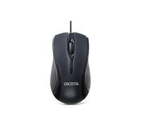 Dicota Souris D32011 ambidextre filaire USB Type-A 1200 DPI 3 boutons Noir