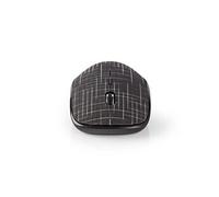 - Souris - droitiers et gauchers - 3 boutons - sans fil - récepteur sans fil USB - noir