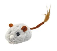 Souris électriques de chats, jouets de chat interactifs de souris en mouvement pour les jouets de chat en mouvement, rongeur en peluche rechargeable USB avec pneu en caoutchouc souple, jeu félin